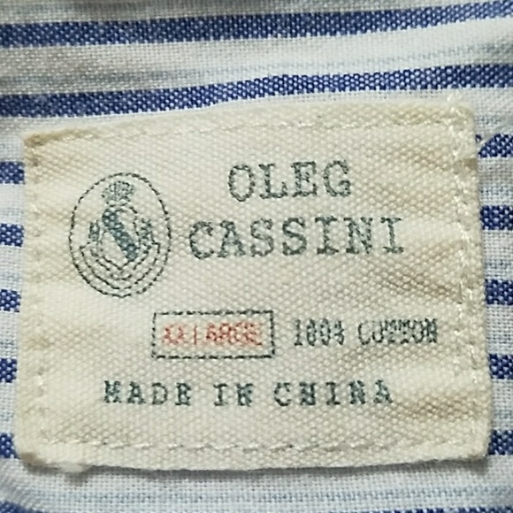 Vintage Oleg Cassini button down - Picture 6 of 6